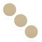 3 Circles Unfinished Wooden Shapes Craft Cutouts DIY Unpainted 3D Plaques 4 Inches
